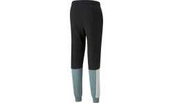 Spodnie dresowe męskie Puma Ess+ Block Black White Mint 848007 50