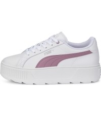 Damskie sneakersy Puma Karmen L, białe/bakłażanowe, 384615 05