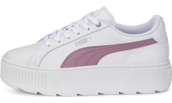 Damskie sneakersy Puma Karmen L, białe/bakłażanowe, 384615 05