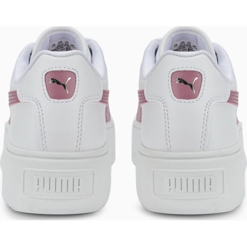 Damskie sneakersy Puma Karmen L, białe/bakłażanowe, 384615 05