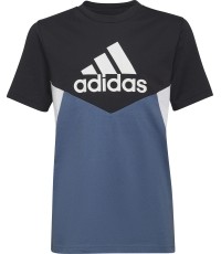 Adidas B Cb T Ess Koszulka młodzieżowa niebieska HN8551