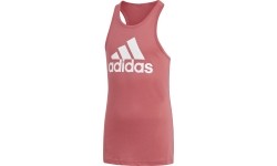 Koszulka na ramiączkach dziecięca Adidas YG Logo, różowa CF7265