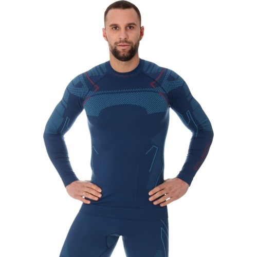 Termoaktywna czarna koszula męska Brubeck