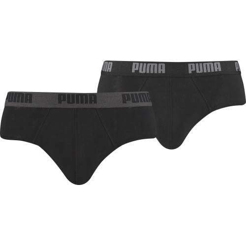 Bokserki męskie Puma Basic Brief, czarne