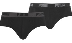 Bokserki męskie Puma Basic Brief, czarne