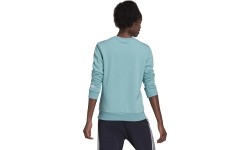 Adidas Džemperis Moterims W Lin Ft Sweat Blue