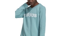 Adidas Džemperis Moterims W Lin Ft Sweat Blue