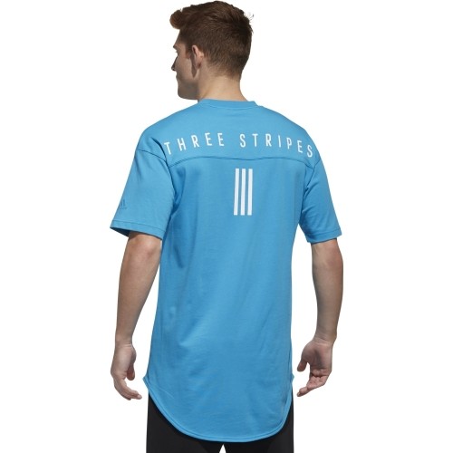Koszulka Adidas M S2s 3s Tee Blue DV3340