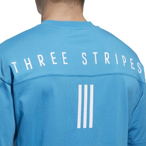 Koszulka Adidas M S2s 3s Tee Blue DV3340