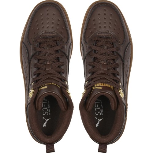 Buty męskie Puma Rebound Rugged, ciemnobrązowe 387592 04