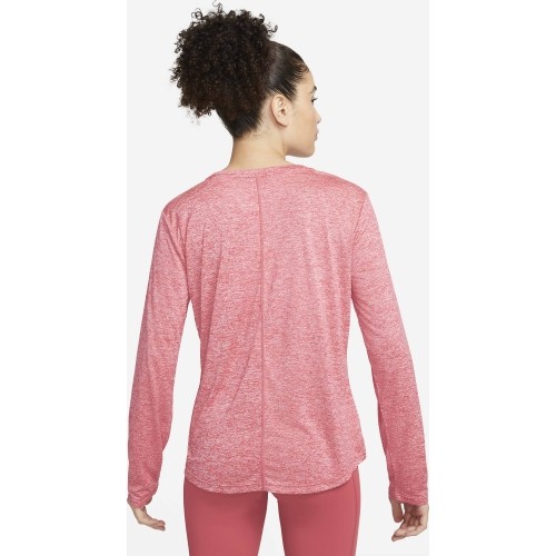 Damska koszulka Nike One Dri-FIT z długim rękawem różowa DD0641 622