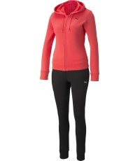 Puma Sportinis Kostiumas Moterims Classic Hooded Black Pink