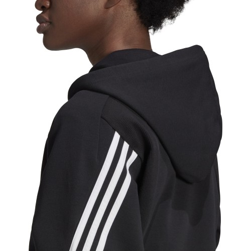 Bluza damska Adidas W FI 3S FZ Hoodie czarna GL0339