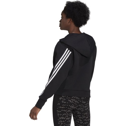 Bluza damska Adidas W FI 3S FZ Hoodie czarna GL0339