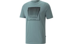 Puma koszulka męska Wording Grap Green 848564 50