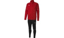 Puma Sportinis Kostiumas Paaugliams Teamgoal Tracksuit Black Red 656809 01
