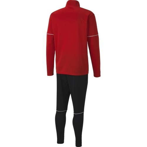 Puma Sportinis Kostiumas Paaugliams Teamgoal Tracksuit Black Red 656809 01