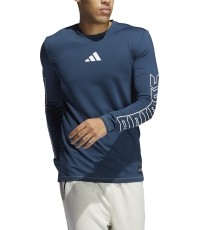 Adidas FB Hype LS Tee Blue koszulka męska