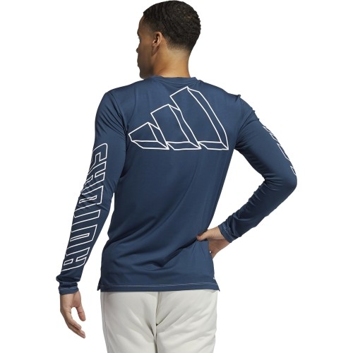 Adidas FB Hype LS Tee Blue koszulka męska
