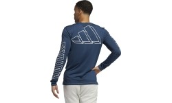 Adidas FB Hype LS Tee Blue koszulka męska