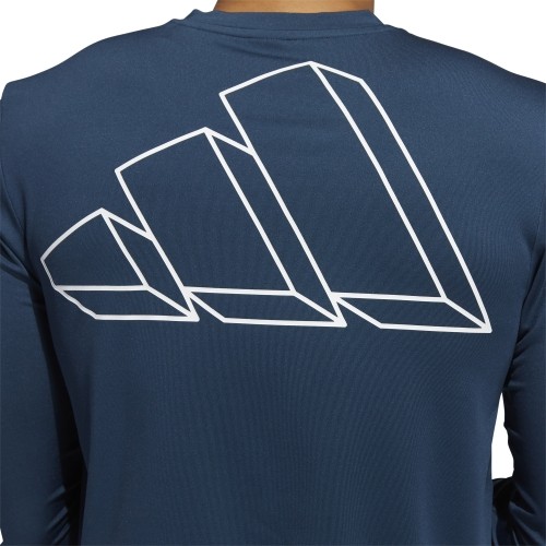 Adidas FB Hype LS Tee Blue koszulka męska