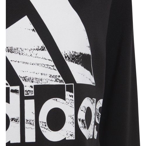 Bluza dla młodzieży Adidas Logo Sweat, czarna HA4011