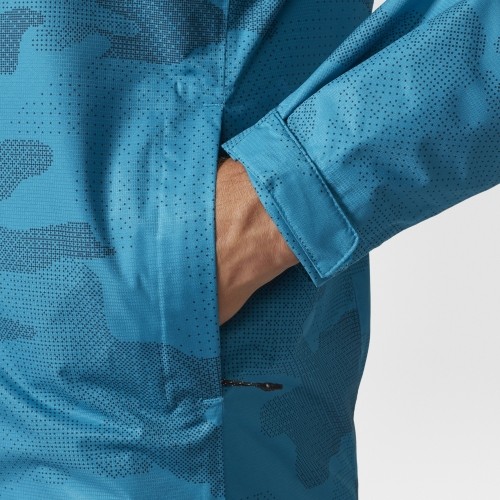 Kurtka męska Adidas Wandertag Jacket AOP niebieska BS2475