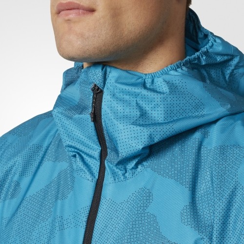 Kurtka męska Adidas Wandertag Jacket AOP niebieska BS2475
