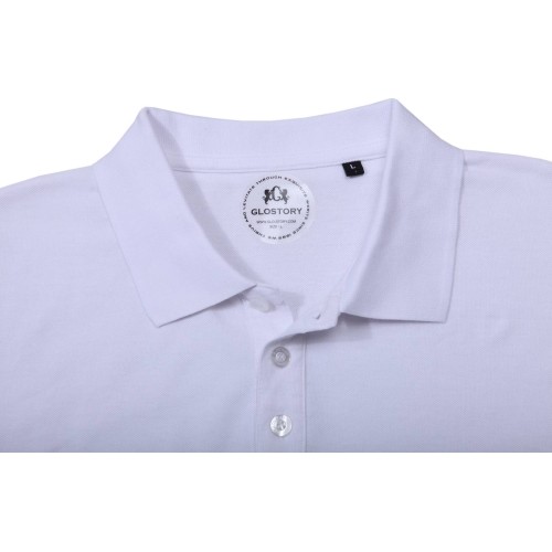 Glo Story Polo Marškinėliai Vyrams White