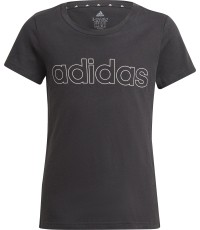 Adidas bluzka dla dziewczynek G Lin T Black GN4042