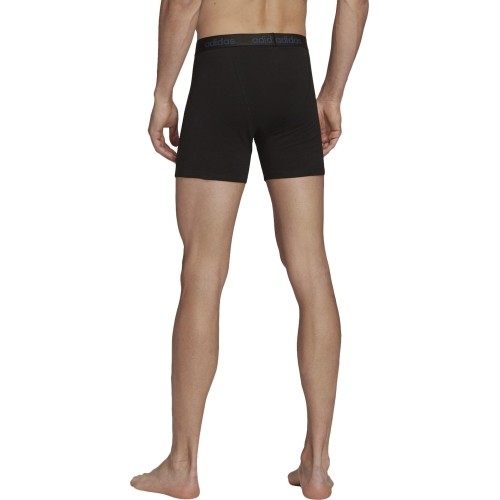 Bokserki męskie Adidas GFX Brief 2-pak czarno-niebieskie H35742