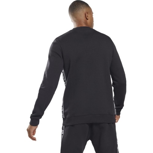 Reebok Ri Tape Crew bluza męska, czarna HB5974