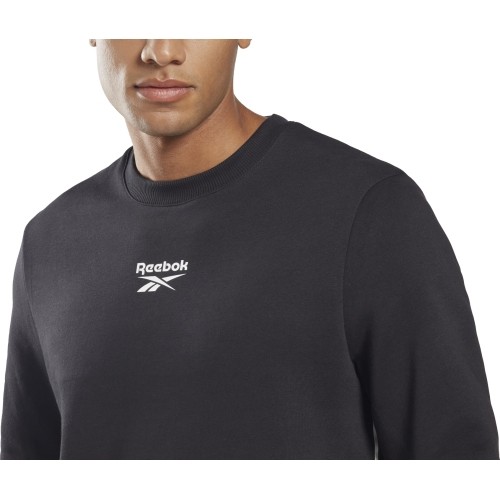 Reebok Ri Tape Crew bluza męska, czarna HB5974