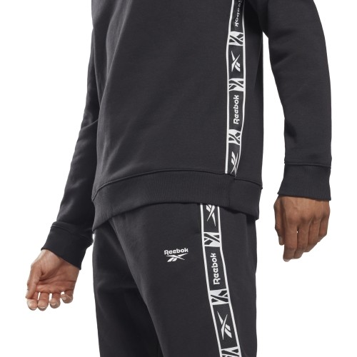 Reebok Ri Tape Crew bluza męska, czarna HB5974