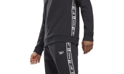 Reebok Ri Tape Crew bluza męska, czarna HB5974