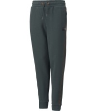 Puma spodnie młodzieżowe Alpha Holiday Sweatpants Green 845634 80