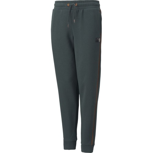 Puma spodnie młodzieżowe Alpha Holiday Sweatpants Green 845634 80