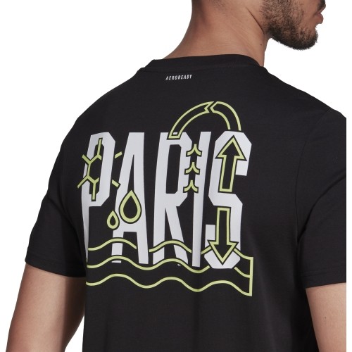 Koszulka męska Adidas M Tns Par G Tee Black HA0965