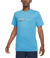 Koszulka męska Nike Nk Df Tee Db Nk Pro, niebieska