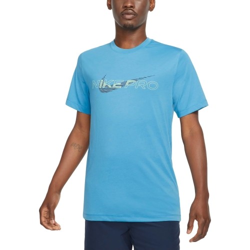 Koszulka męska Nike Nk Df Tee Db Nk Pro, niebieska