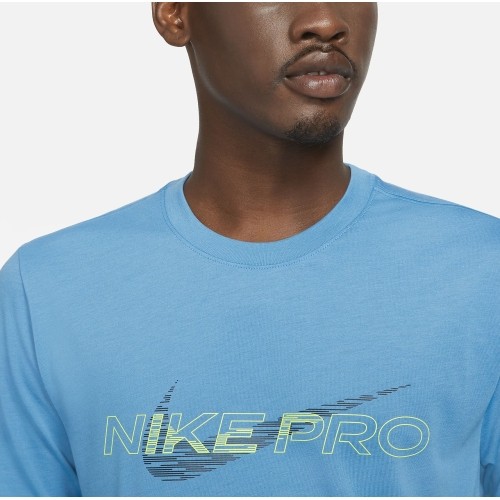 Koszulka męska Nike Nk Df Tee Db Nk Pro, niebieska
