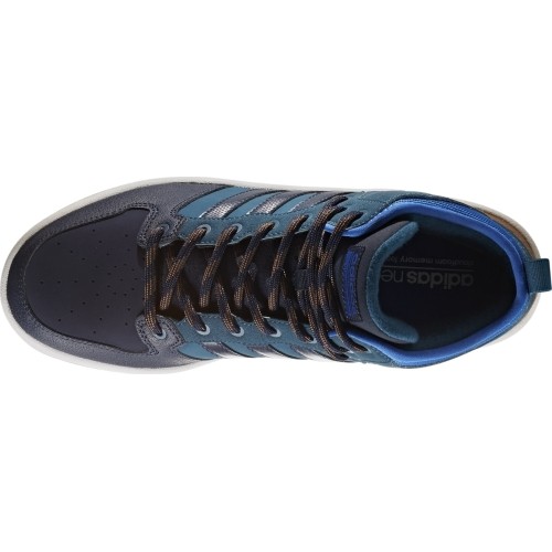 Buty Adidas Neo Cf Hoops Mid Wt Blue