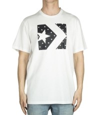 Converse Marškinėliai Star Fill Chevron Tee White