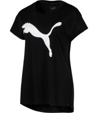 Puma Palaidinė Active Logo Tee Cotton Black