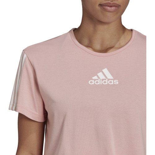 Adidas Palaidinė Moterims W Tc Crop Tee Pink HD9353