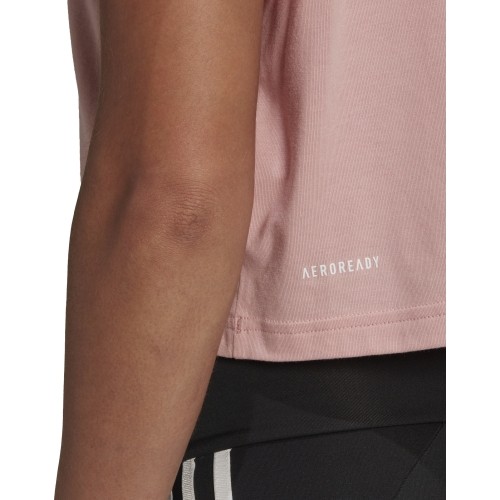 Adidas Palaidinė Moterims W Tc Crop Tee Pink HD9353
