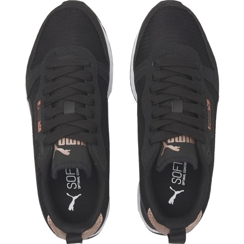 Puma R78 Metallic Jr buty młodzieżowe czarne 383931 01