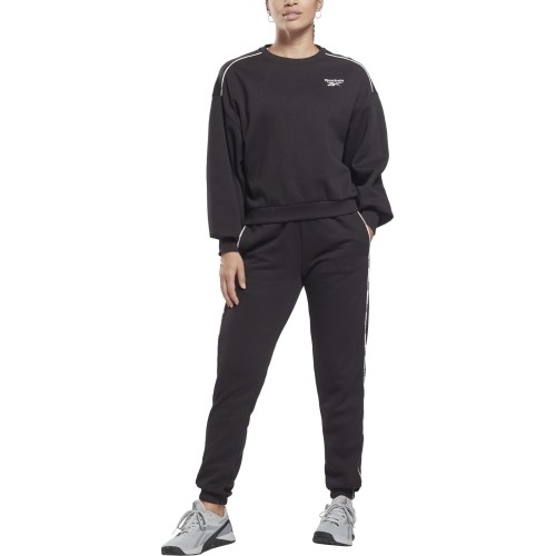 Reebok Sportinis Kostiumas Moterims Piping Pack Tracksuit Black HB2338