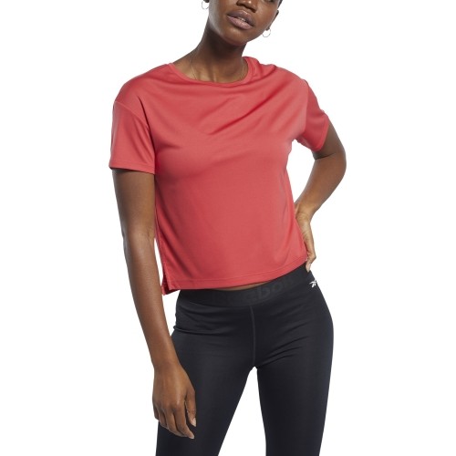 Reebok koszulka damska Wor Comm Poly Tee, różowa FQ0404