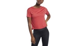 Reebok koszulka damska Wor Comm Poly Tee, różowa FQ0404